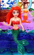 16 Piece Under the Sea MERMAID Themed Birthday Cake Topper Set Featuring Mermaid and Friends Characters and Decorative... N7