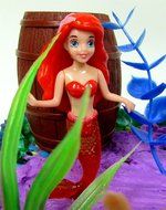 16 Piece Under the Sea MERMAID Themed Birthday Cake Topper Set Featuring Mermaid and Friends Characters and Decorative... N8