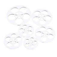 TOOGOO(R) 6Pcs Plum Blossom Cake Cookie Fondant Gum paste Modelling Decorating Tools Set N3
