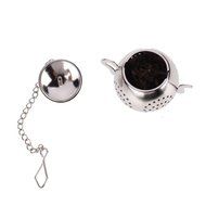 Stainless Steel Teapot Tea Infuser Strainer w/ Tray