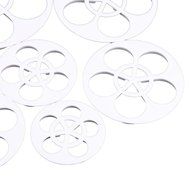 TOOGOO(R) 6Pcs Plum Blossom Cake Cookie Fondant Gum paste Modelling Decorating Tools Set N5