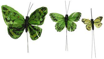 Beautiful Butterfly Cake Sets - Garden Charm Green N2