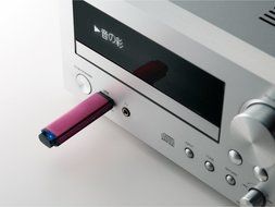 ONKYO Network CD Receiver Silver CR-N755 (S)