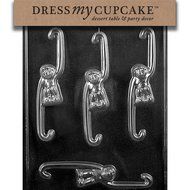 Dress My Cupcake Chocolate Candy Mold, Hanging Monkeys