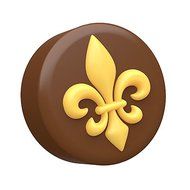SpinningLeaf Fleur de Lis Sandwich Cookie Mold