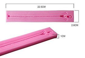HUAL Zipper Silicone Baking Fondant Cake Mold Sugarcraft Decoration Tool N2