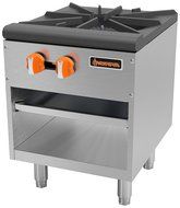 MVP Group SRSP-182 18" Gas Stock Pot Range, Grey