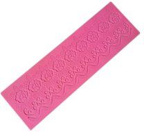 Lesirit Silicone Fondant Cake Decorating Mold Lace Chocolate Lace Mold Mat (B)