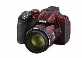 Nikon COOLPIX P600 16.1MP Optical 60x NIKKOR 921K LCD Full HD Wi-Fi Red - International Version (No Warranty) N3