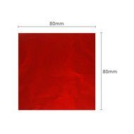 100 Pcs Gold Foil Wrappers Pack for Chocolate Sweets Confectionery Gold N5