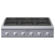 Thermador Professional Series PCG366G 36 Pro-Style Gas Rangetop 6 Pedestal Star Burners