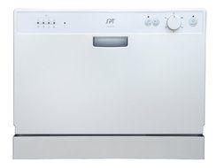 Countertop Dishwasher Premium Portable Stainless Steel Electric Table Top Machine in Stand Alone Silver Compact... N3