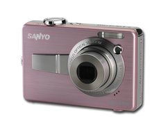 Sanyo E760 7.1MP Digital Camera with 3x Optical Zoom (Pink)