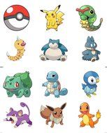 &#10047; Pokemon Go Themed - Fun Fully Edible Boys Girls Birthday Party Cup Cake Toppers (24) N2