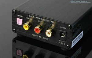 Fisound SMSL SD793II DAC Digital Audio Decoder Mini Coaxial Optical Input Headphone Amplifier 24BIT/96KHZ PCM1793... N11