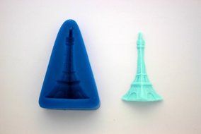 EIFFEL TOWER PARIS SILICONE MOLD FOR FONDANT, GUM PASTE, CHOCOLATE, HARD CANDY, FIMO, CLAY, SOAPS