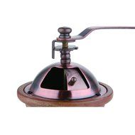 Manual Coffee Mill Grinder Canister Home with Hand Burr (Wood) N6
