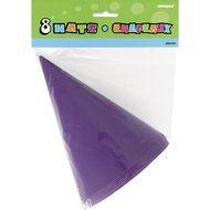 Party Hats, Red, 8 Count N5
