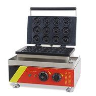 Open Kitchen NP-5 Commerical/Home Use 12pcs 110v 220v Electric Commercial 5cm Donut Doughnut Machine Maker Iron...