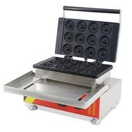 Open Kitchen NP-5 Commerical/Home Use 12pcs 110v 220v Electric Commercial 5cm Donut Doughnut Machine Maker Iron... N3
