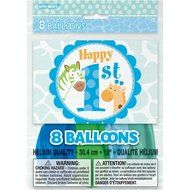 Blue Safari First Birthday Cupcake Kit for 24 N15