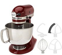 KitchenAid 5 qt. 325 Watt Tilt Head Stand Mixer w/ Flex Edge gloss cinnamon