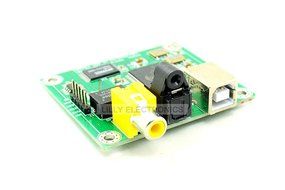 Hi-Fi CM6631A 192KHZ to Coaxial Optical SPDIF Convertor DAC Board 24bit USB 2.0 N2