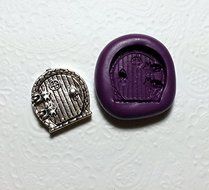 Silicone Mold Wymsical Fairy Door (25mm) Sugarcraft Chocolate Polymer Clay Resin N3