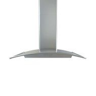 Zephyr Brisas Series BMI-E36BS290 36" Chimney Style Wall Mounted Range Hood With 290 CFM 6" Round Vertical Ducting...