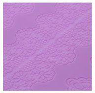 Lesirit Flower Pattern Silicone Fondant Cake Lace Embossed Mold Mat,14.96&quot;&times;11.22&quot; (2 mm) (A) N5