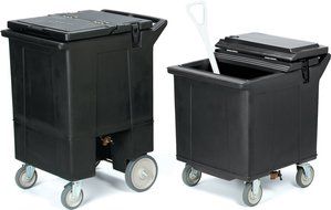 Carlisle Cateraide Mobile Ice Bin Caddy, Portable Beverage Merchandiser N7