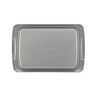Cake Boss Deluxe Nonstick Bakeware 9-Inch x 13-Inch Covered Cake Pan, Gray N3