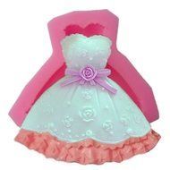 GogoForward Wedding Dress Fondant Mold Silicone Cake Decorating Craft N5