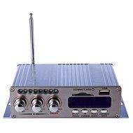 Robolife USB Kentiger HY - 502S 2CH Bluetooth Hi-Fi Super Bass Output Power Amplifier with Remote Controller Blue N7