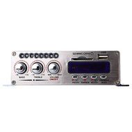 Robolife USB Kentiger HY - 502S 2CH Bluetooth Hi-Fi Super Bass Output Power Amplifier with Remote Controller Blue N8