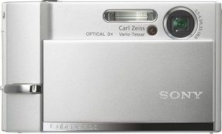 Sony Cybershot DSCT30 7.2MP Digital Camera with 3x Super SteadyShot Stabilization Zoom N3