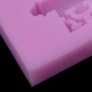 uxcell 5 Key Shapes Silicone Mat Tool Fondant Mold Candy Making Mould for Cake Embossing Decoration N6