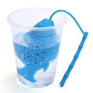 Diffuser Strainer Fish Shape Design Food Grade Silicone Loose Tea Leaf Strainer Herbal Spice Infuser Filter Random... N5