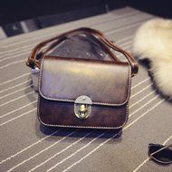 Creazy Fashion Women Leather Handbag Cross Body Shoulder Messenger Bag (Red) N2