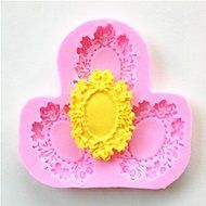 Wocuz W0595 3 Capacity of Diamond Shape Fondant Chocolate Candy Making Mold Small Pastry Mould Cake Decorating...