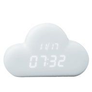 Generic Digital Clock in Cloud Shape Light Grey