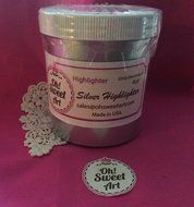 Silver Highlighter 4 Oz Container By Oh! Sweet Art