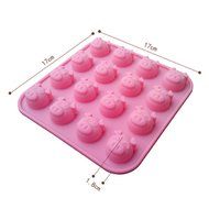 chichic 6 Cavities Animal Heart-Shaped Love Silicone Cake Baking Mold Handmade Soap Molds Cake Pan Muffin Cups... N4