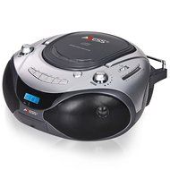 Axess Portable Cd/Mp3 Boombox With Am/Fm Stereo And Aux Input N2