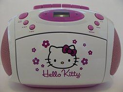 KT2028B SANRIO Hello Kitty Compact Disc and Cassete Player/recorder with AM, FM &amp; FM/stereo