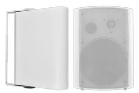 OSD Audio AP525-70V White 5.25-inch 2-Way 8 Ohm, 70V Commercial Indoor or Outdoor Speaker Pair N5