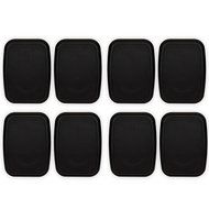Theater Solutions TS6ODB Indoor or Outdoor 6.5" Speakers Weatherproof Mountable Black 4 Pair Pack N2