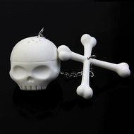 YSTD&reg; Silicone Skull Tea Infuser Loose Tea Leaf Strainer Herbal Spice Filter Diffuser N8