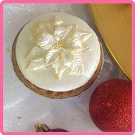 Poinsettia Cup Cake Mold N4