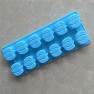 Longzang 12 Cavity Halloween pumpkin Silicone Mold for Cake Chocolate Ice Tray Panna Cotta Pudding Jello Shot...